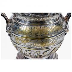 French Silvered Bronze Islamic Wine Cooler Vase circa 1880 - 3899676