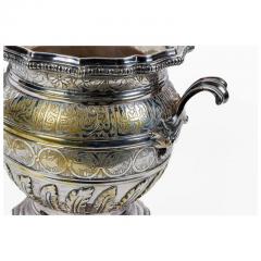 French Silvered Bronze Islamic Wine Cooler Vase circa 1880 - 3899680