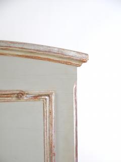 French Silvered Gilt wood Hand Painted Framed Trumeau Wall Mirror - 3178641