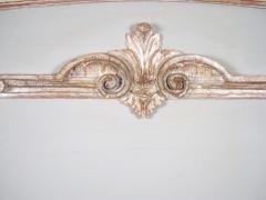 French Silvered Gilt wood Hand Painted Framed Trumeau Wall Mirror - 3178643