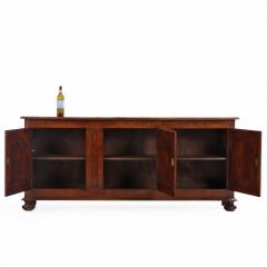 French Solid Oak Sideboard C 1940  - 4497802