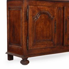 French Solid Oak Sideboard C 1940  - 4497803