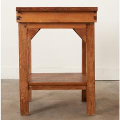 French Square Butcher Block Table - 3432866