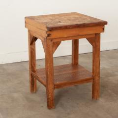 French Square Butcher Block Table - 3432886