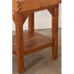 French Square Butcher Block Table - 3433086
