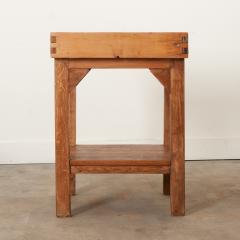 French Square Butcher Block Table - 3433089