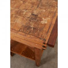 French Square Butcher Block Table - 3433299