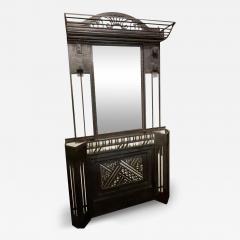 French Style Art Deco Iron Fer Forge Hall Tree - 3779869