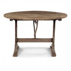 French Tilt Top Table de Vendange or Wine Tasting Table - 3087112