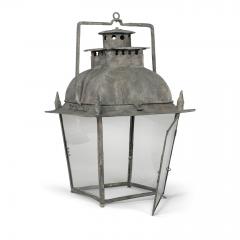 French Tole and Glass Lantern - 3277898