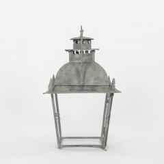 French Tole and Glass Lantern - 3277899