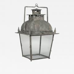 French Tole and Glass Lantern - 3281734