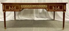 French Tortoise Wood Louis XVI Style Maison Jansen Partners Desk or Bureau Plat - 2975745