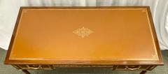 French Tortoise Wood Louis XVI Style Maison Jansen Partners Desk or Bureau Plat - 2975751