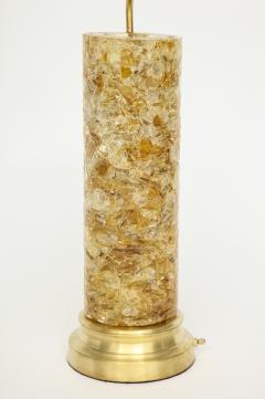 French Tumbled Glass Shard Column Lamp - 777927