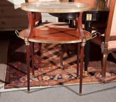 French Two Tier Mahogany Dessert Stand Manner of Louis XVI - 2490783