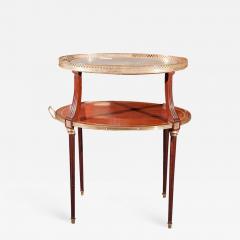 French Two Tier Mahogany Dessert Stand Manner of Louis XVI - 2492493
