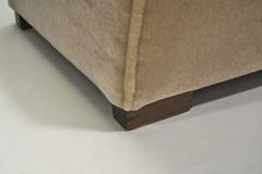 French Upholstered Club Chairs France 1940s - 3264079