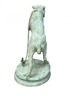 French Vertigris Bronze Garden Sculpture of a Mastiff - 4130450