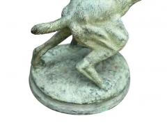 French Vertigris Bronze Garden Sculpture of a Mastiff - 4130475