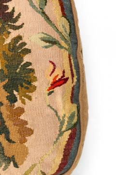 French Victorian Aubusson Pillow of a Wolf - 4322733
