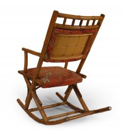 French Victorian Bamboo Rocking Chair - 4657811