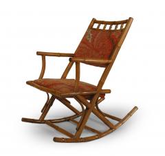French Victorian Bamboo Rocking Chair - 4708817
