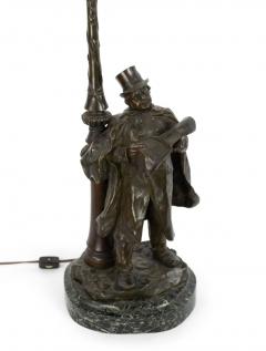French Victorian Bofill Bronze Figural Table Lamp - 4171228