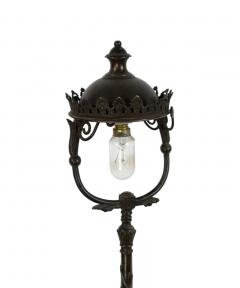 French Victorian Bofill Bronze Figural Table Lamp - 4171229
