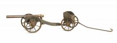 French Victorian Bronze Cannon Model - 4661692