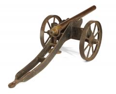 French Victorian Bronze Cannon Model - 4661694