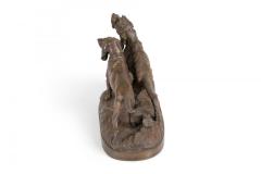 French Victorian Bronze Dogs - 4407690