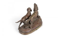 French Victorian Bronze Dogs - 4407691