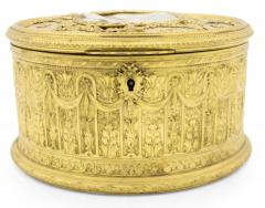 French Victorian Bronze Dore Box - 4322169