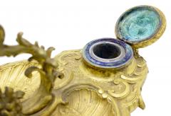 French Victorian Bronze Inkwell - 4409290