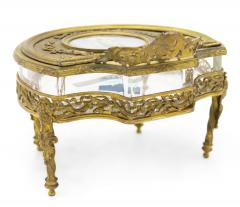 French Victorian Bronze Portrait Box - 4322354