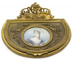 French Victorian Bronze Portrait Box - 4322355