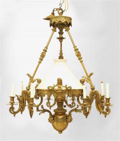 French Victorian Converted Gas Chandelier - 733132