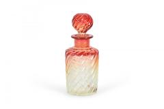 French Victorian Cranberry Baccarat Crystal Perfume Bottles - 4672860