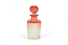 French Victorian Cranberry Baccarat Crystal Perfume Bottles - 4672862