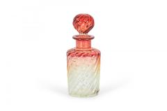 French Victorian Cranberry Baccarat Crystal Perfume Bottles - 4672864