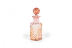 French Victorian Cranberry Crystal Perfume Bottle - 4672849