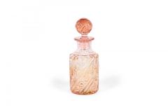 French Victorian Cranberry Crystal Perfume Bottle - 4672850