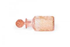 French Victorian Cranberry Crystal Perfume Bottle - 4672851