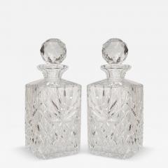 French Victorian Cut Crystal Decanters - 4325811