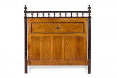 French Victorian Faux Bamboo Wooden Twin Bed - 4660771
