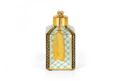 French Victorian Floral Porcelain Perfume Atomizer - 4676024