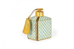 French Victorian Floral Porcelain Perfume Atomizer - 4676025