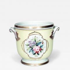 French Victorian Floral Porcelain Pot - 4741878