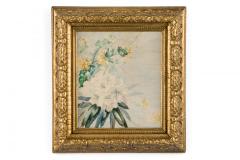 French Victorian Floral Still Life Watercolor - 4516724